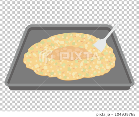 Illustration of monjayaki 104939768