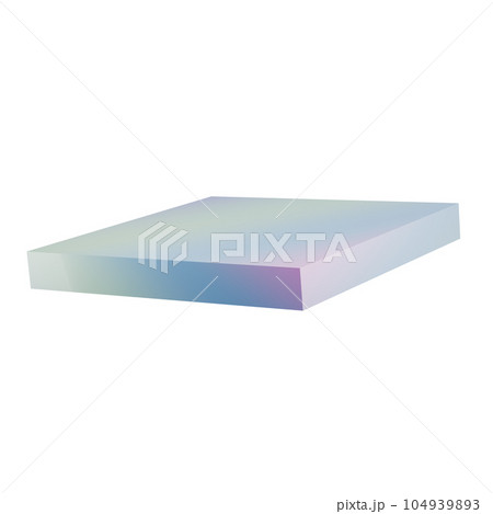 3d metal rectangle abstract geometric shape podium. Realistic glossy gradient luxury template decorative design illustration. Minimalist bright rectangle mockup isolated with clipping path 3d metal rectangle abstract geometric shape podium. Realistic glossy gradient luxury template decorative design illustration. Minimalist bright rectangle mockup isolated with clipping path 104939893