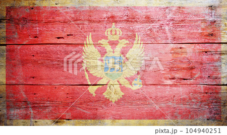 Flag of Montenegro 104940251