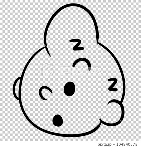 pig icon in outline style 104940578