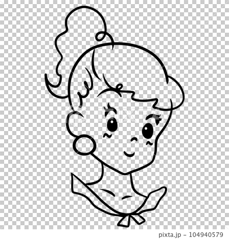 boy head with speech bubbles 104940579