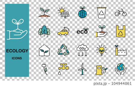 Ecology icon set 104944861