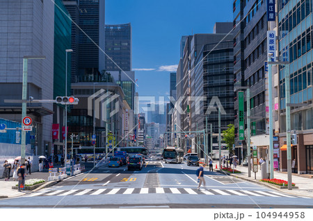 《東京都》日本橋・都市風景 104944958