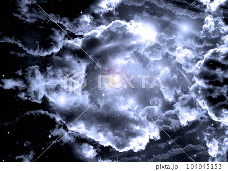 galaxy in a free space. 3D rendering galaxy in a free space. 3D rendering 104945153