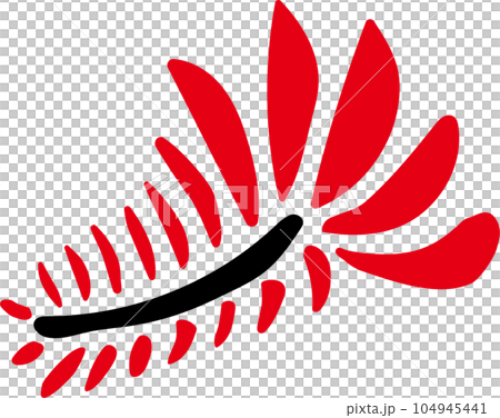 シンプルなデイゴの花 シンプルなデイゴの花 104945441