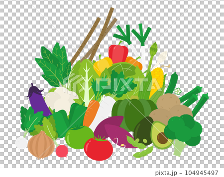 山盛り野菜のアイコン 山盛り野菜のアイコン 104945497