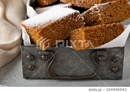 Gingerbread bars for Christmas Gingerbread bars for Christmas 104946842