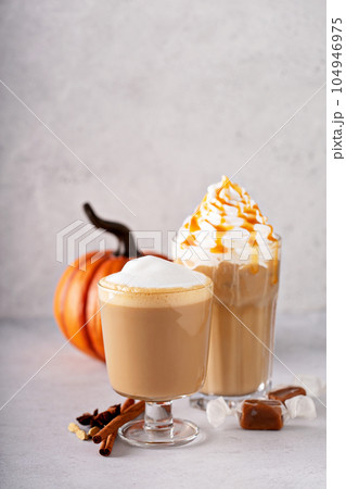 Pumpkin spice latte Pumpkin spice latte 104946975