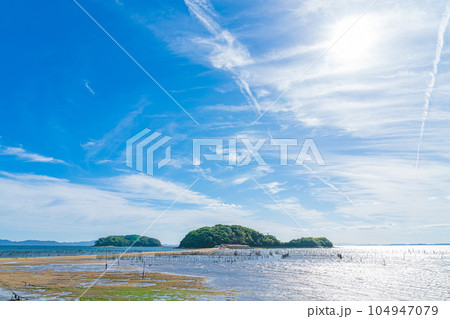 東幡豆海岸の無人島、前島〈愛知県西尾市〉 104947079