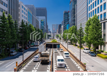 《東京都》東京交通イメージ・昭和通り 104947266
