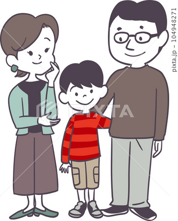 日本人ファミリー 104948271