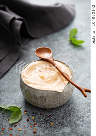 Homemade creamy sweet chili sauce Homemade creamy sweet chili sauce 104950142
