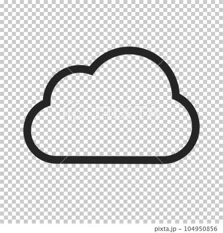雲圖標。空氣圖標。向量。 104950856
