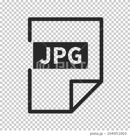 A simple JPEG file icon. JPEG data. vector. A simple JPEG file icon. JPEG data. vector. 104951003