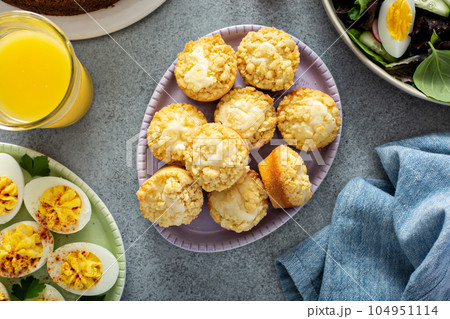 Cream cheese muffins for Easter 104951114