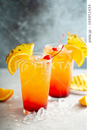 Tequila sunrise cocktail Tequila sunrise cocktail 104951434