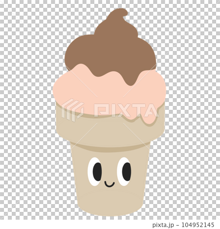 ice cream cone sweet Fast food cute cartoon ice cream cone sweet Fast food cute cartoon 104952145