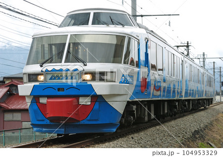 Fujikyu Fujikyuko Line Kasei-Tanokura Type 2000 - Stock Photo