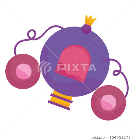 Isolated colored perfume bottle icon Vector 104955175