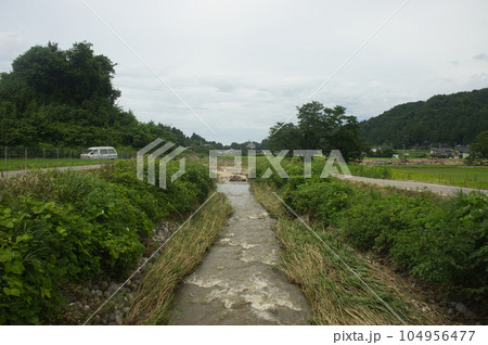 大雨に見舞われた白岩川のその後 白岩橋周辺 大雨に見舞われた白岩川のその後 白岩橋周辺 104956477