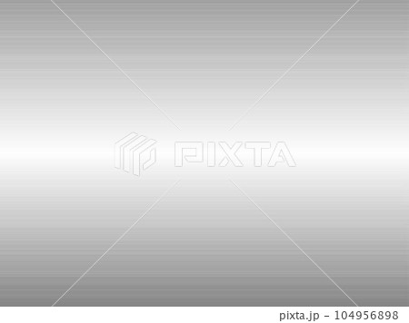 シルバーのシンプルヘアライン背景素材 104956898