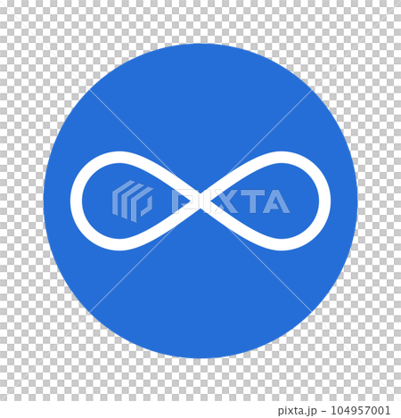 infinity blue circle infinity blue circle 104957001