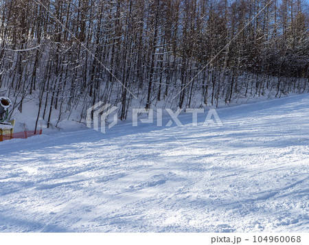 スキー場のゲレンデの風景 104960068
