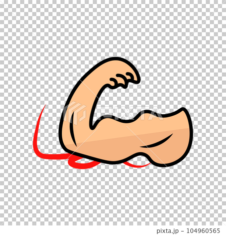 Cool muscle icon. Biceps. vector. Cool muscle icon. Biceps. vector. 104960565