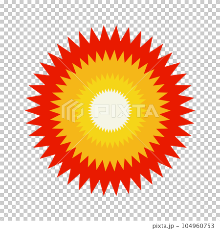 強調爆炸圖標。轟炸。向量。 104960753