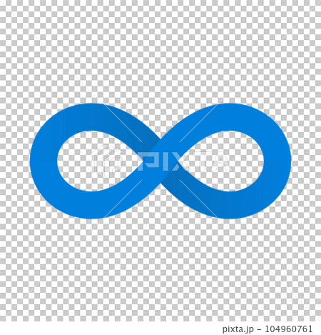 Modern infinity icon. Unlimited. vector. 104960761