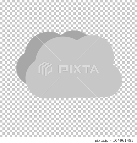 雲或氣體圖標。向量。 104961483