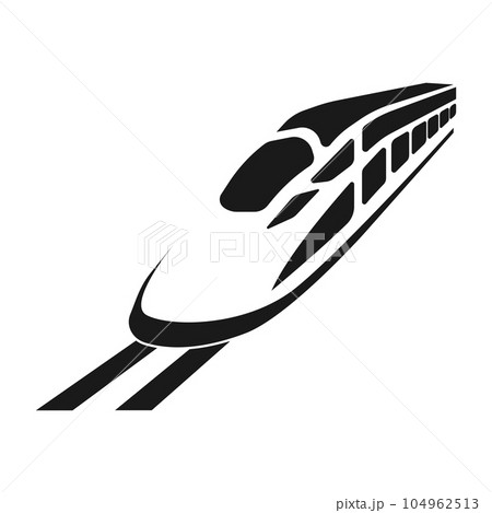 fast train icon vector illustration design 104962513