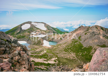 白山　御前峰からの景色 104962754