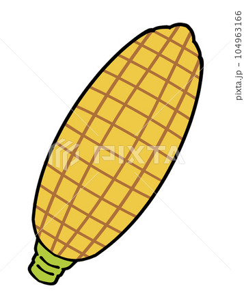 とうもろこしのイラスト素材 とうもろこしのイラスト素材 104963166