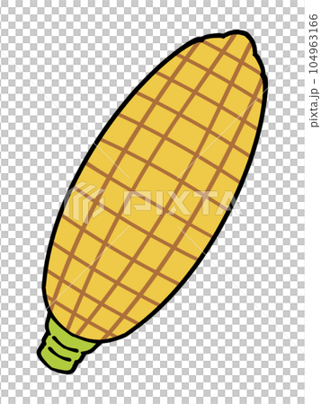 とうもろこしのイラスト素材 とうもろこしのイラスト素材 104963166