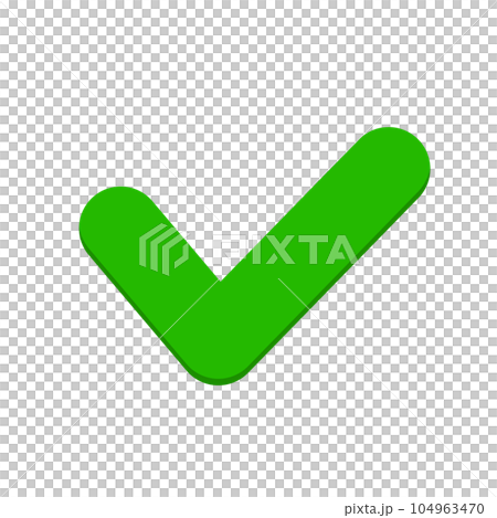 チェックマークのアイコン。サイン。ベクター。 104963470