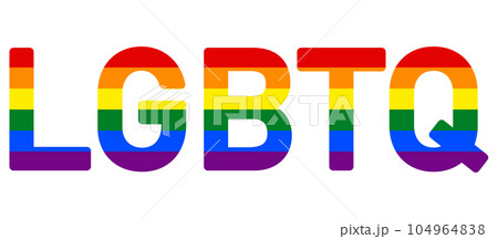 レインボーカラーのLGBTQ 104964838