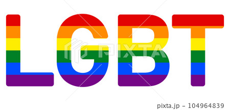 レインボーカラーのLGBT 104964839