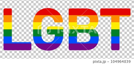 レインボーカラーのLGBT 104964839