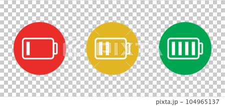 バッテリー セット 電池残量別 104965137