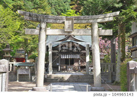 【四所神社】 兵庫県豊岡市城崎町湯島 104965143