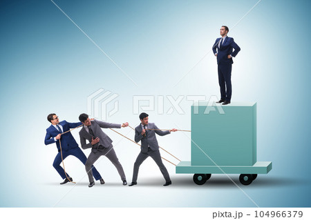 Concept of bossy autocratoc leadership Concept of bossy autocratoc leadership 104966379