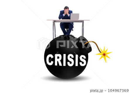 Tax concept with exploding bomb Tax concept with exploding bomb 104967369