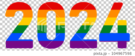 2024 レインボーカラー 2024 レインボーカラー 104967598