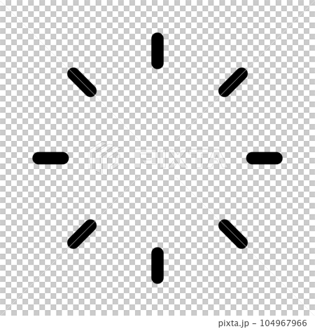 ポップな弾けるアイコン。強調。ベクター。 104967966