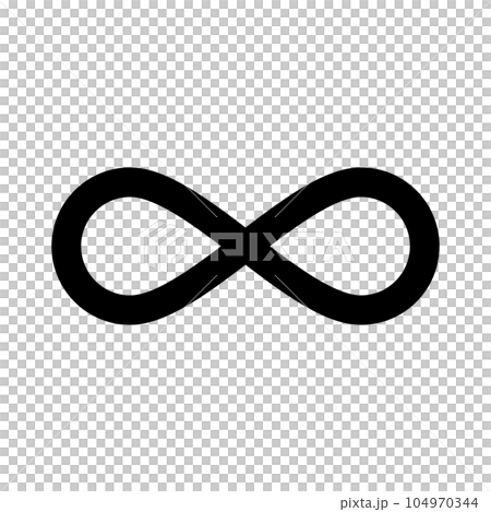 Infinity icon. unlimited or forever. vector. 104970344