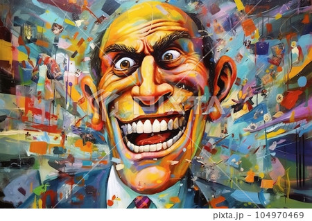 気持ち悪いおじさんのイラスト,Generative AI AI画像 気持ち悪いおじさんのイラスト,Generative AI AI画像 104970469