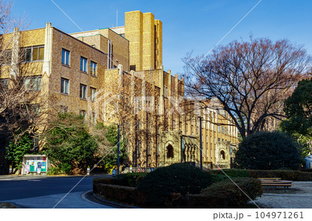 【東京の都市風景】東京大学（本郷）周辺の都市風景 104971261