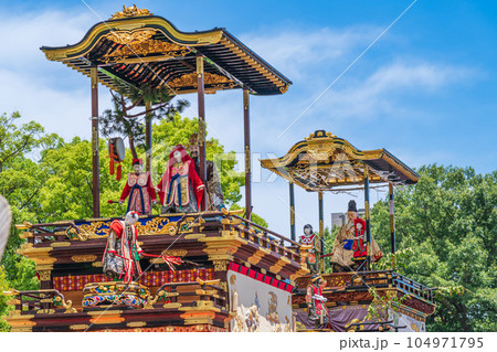 筒井町・出来町天王祭、徳川園山車揃え〈愛知県名古屋市〉 筒井町・出来町天王祭、徳川園山車揃え〈愛知県名古屋市〉 104971795