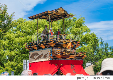 筒井町・出来町天王祭、徳川園山車揃え〈愛知県名古屋市〉 104971796